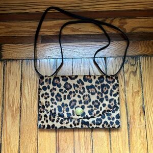 Madewell Leopard Calf Hair Purse NWT*